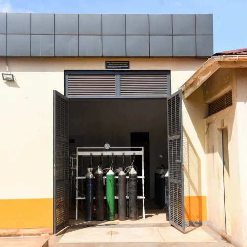 China-Uganda Friendship Hospital Oxygen Plant Entrance