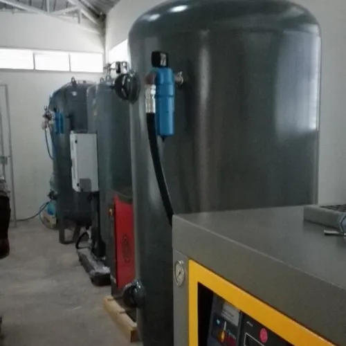 Naguru’s Medical Oxygen plant after installation.  Capacity: 15NM3/HR. Production: Over 30 cylinders in 8hours